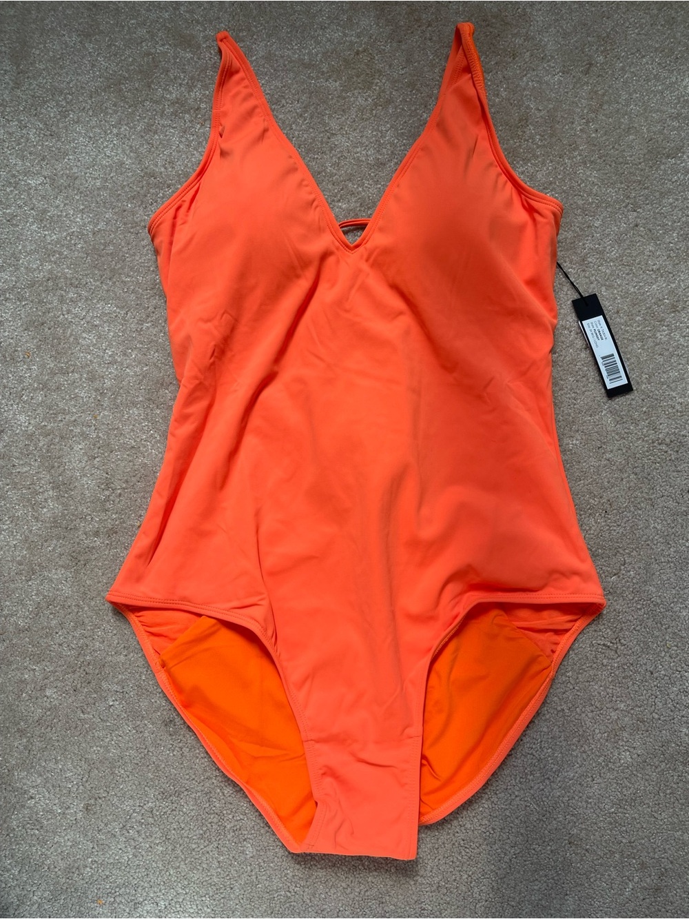 TA3 Plungey One Piece Swimsuit Orange 3X RL 2.0 NWT Shaping Swimwear